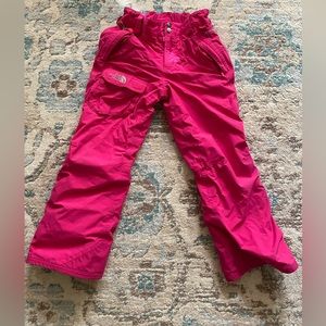 The North Face Girl freedom ski snowpants size 10/12 Medium